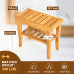 Bamboo Spa Shower Bench