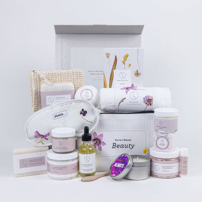 A Special Day Gift, Birthday Gift Basket, Lavender Natural Bath & Body