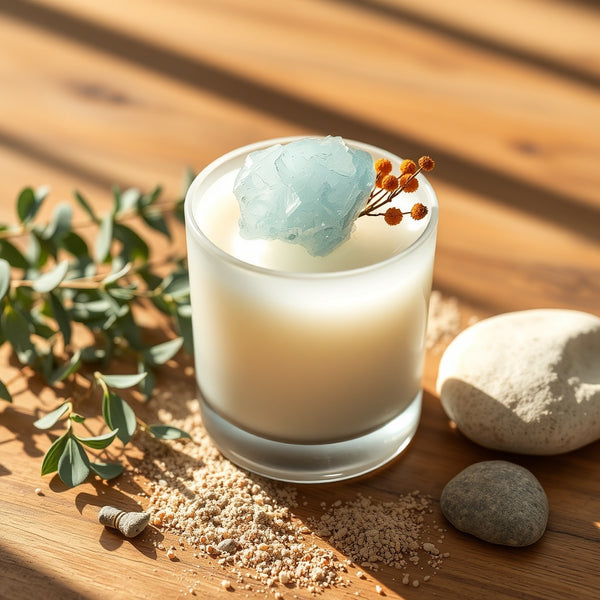 Kakadu Plum + Selenite Candle