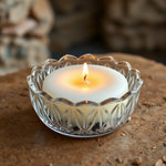 Full Moon Crystal Candle