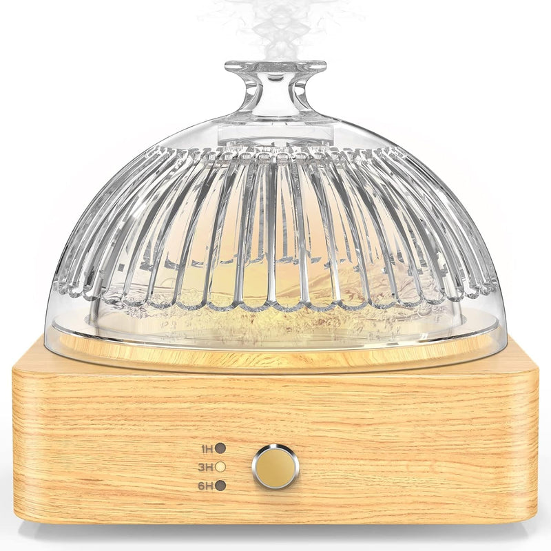 Ribbed Glass Essential Oil Diffuser