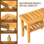 Bamboo Spa Shower Bench