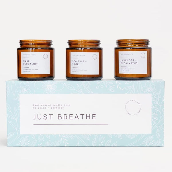 Just Breathe Candle Trio