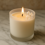 Full Moon Crystal Candle