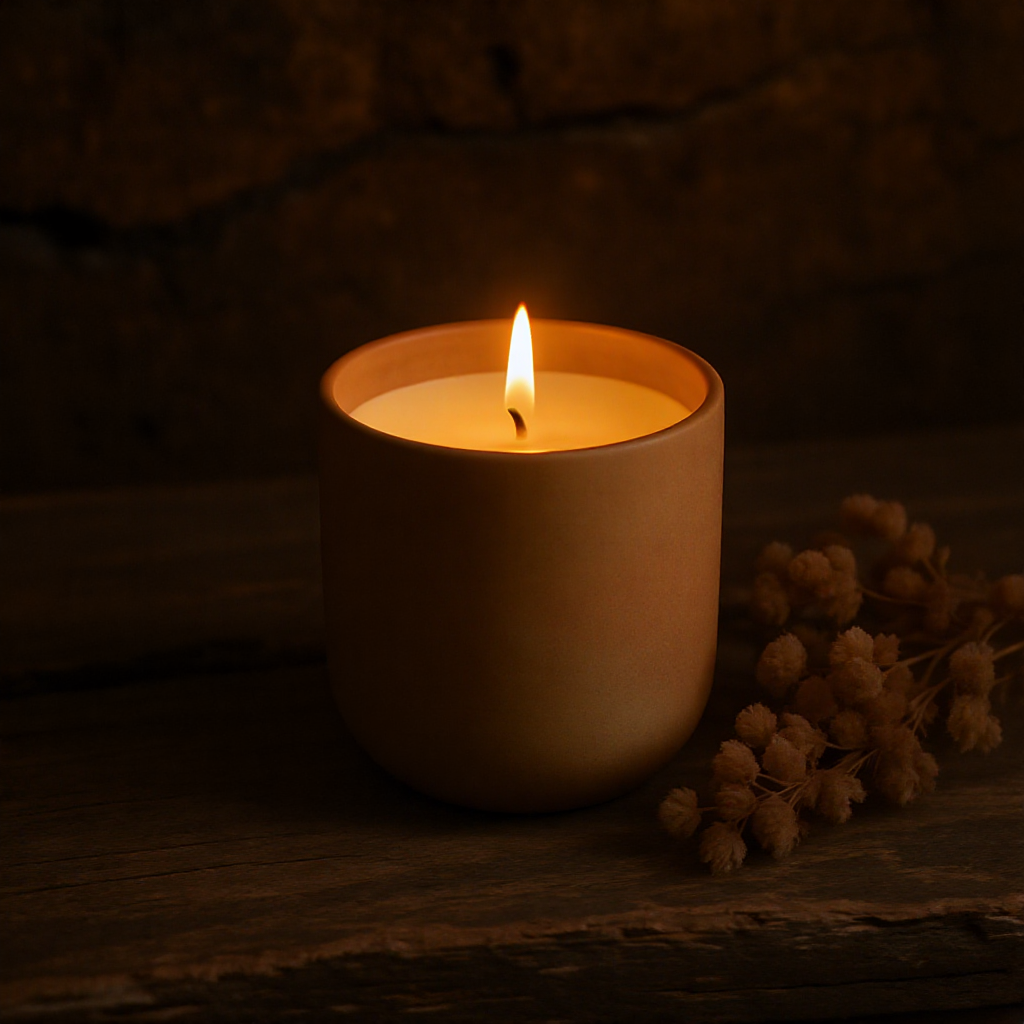 Amber Wood Soy Candle