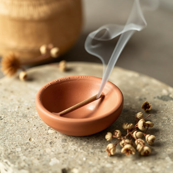 Clay Incense Holder