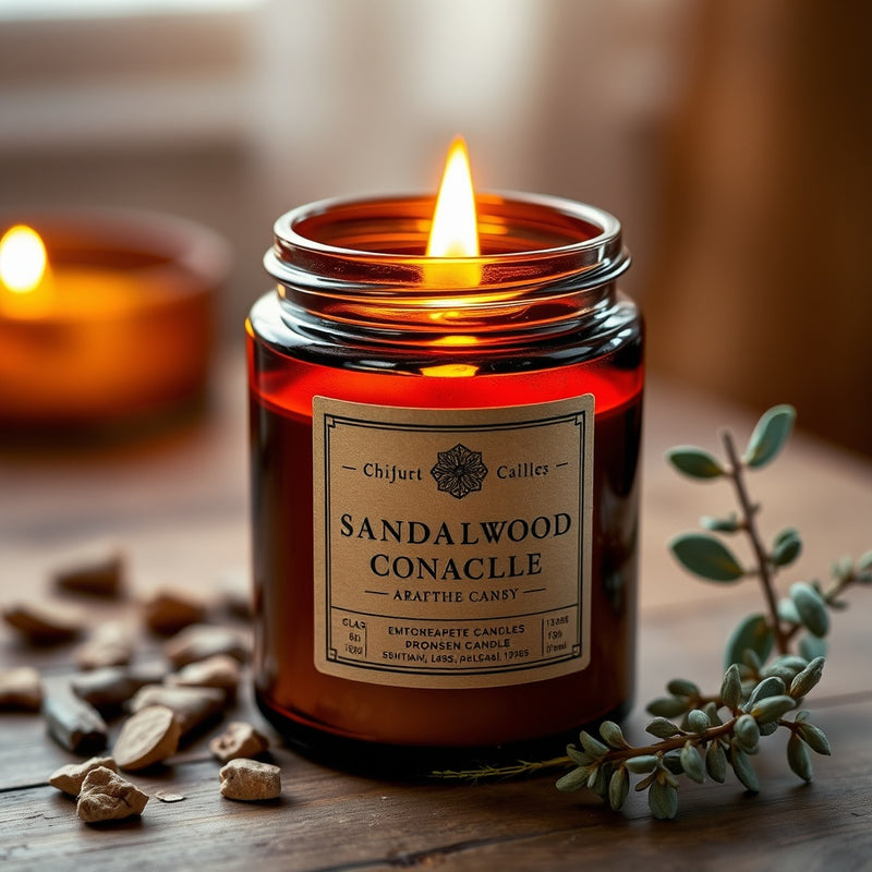Sandalwood, Patchouli & Vanilla Candle