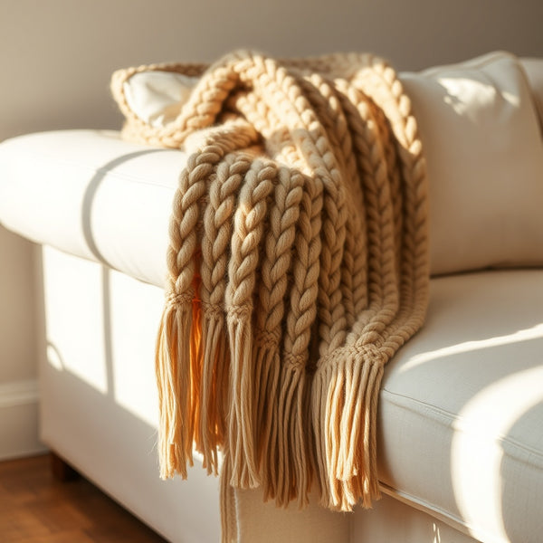 Knit Throw Blanket
